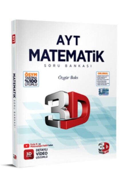 3D AYT MATEMATİK Soru Bankası - 3D YAYINLARI