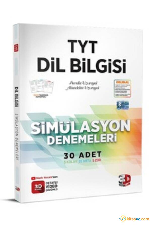 3D TYT DİL BİLGİSİ SİMÜLASYON DENEMELERİ - 1