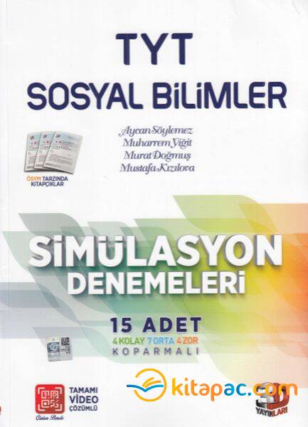 3D TYT SOSYAL BİLİMLER SİMÜLASYON DENEMELERİ 15 ADET - 1