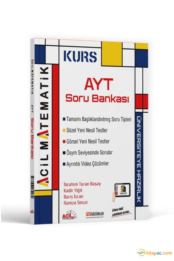 ACİL KURS SERİSİ AYT MATEMATİK SORU BANKASI - 1