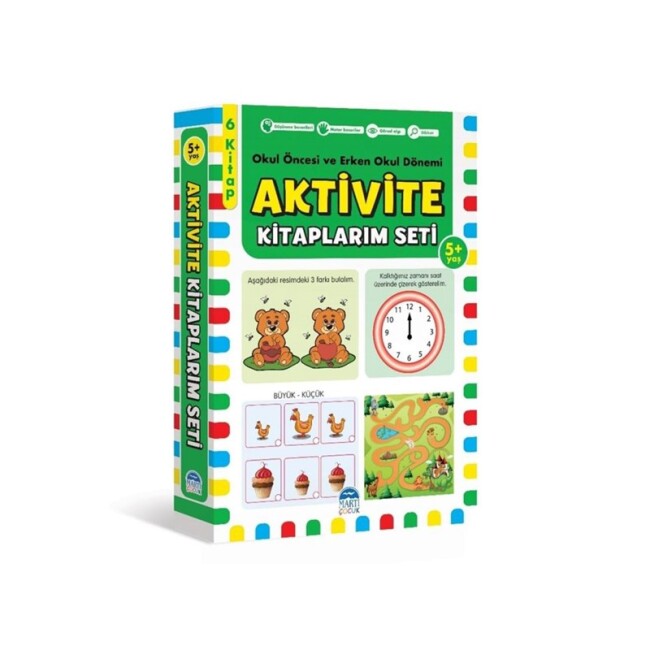 AKTİVİTE KİTAPLARIM SETİ 5+ YAŞ - MARTI YAYINLARI