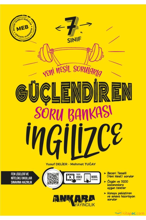 ANKARA 7.Sınıf İNGİLİZCE GÜÇLENDİREN SORU BANKASI - 1