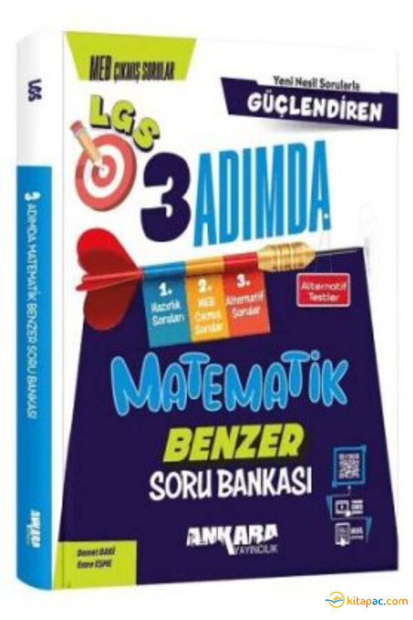 ANKARA 8.Sınıf LGS MATEMATİK GÜÇLENDİREN 3 ADIMDA BENZER SORU BANKASI - 1