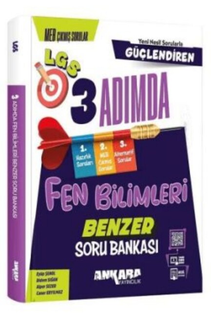 ANKARA 8.Sınıf LGS FEN BİLİMLERİ GÜÇLENDİREN 3 ADIMDA BENZER SORU BANKASI - ANKARA YAYINLARI