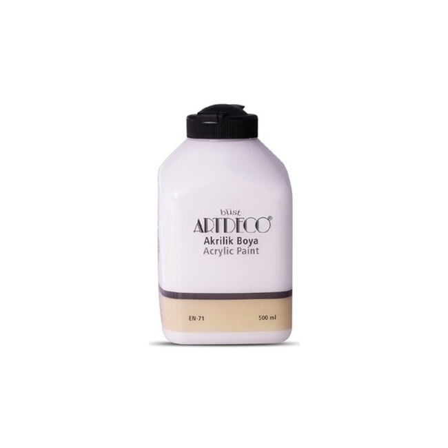 ARTDECO AKRİLİK BOYA 500 ml Beyaz - ARTDECO