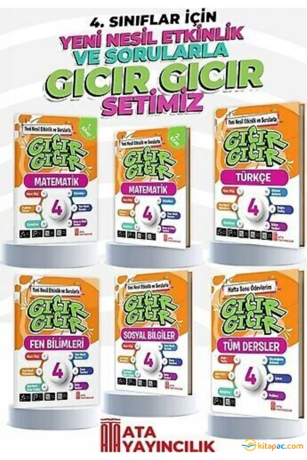 ATA 4.SINIF GICIR GICIR SET - 6 KİTAP - 1