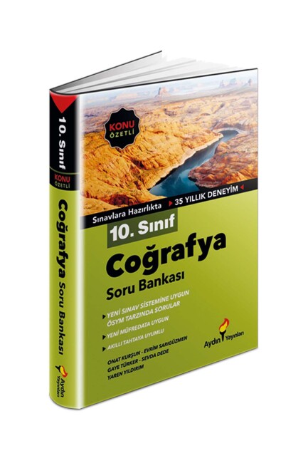 Aydın 10. Sınıf COĞRAFYA Konu Özetli Soru Bankası - AYDIN YAYINLARI
