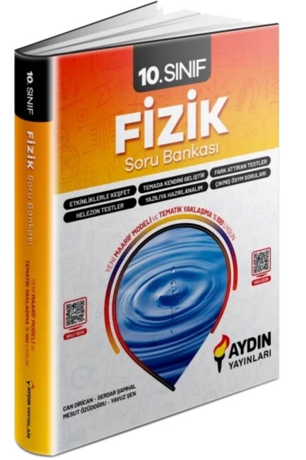 AYDIN 10.Sınıf FİZİK SORU BANKASI - AYDIN YAYINLARI