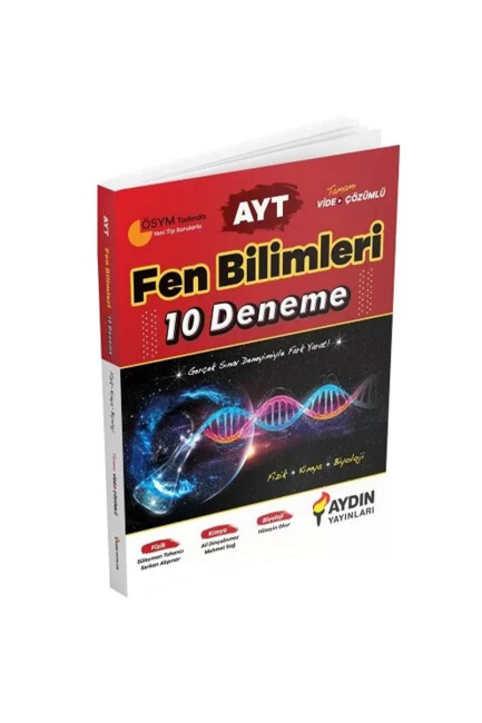 AYDIN AYT FEN BİLİMLERİ 10 lu DENEME - AYDIN YAYINLARI