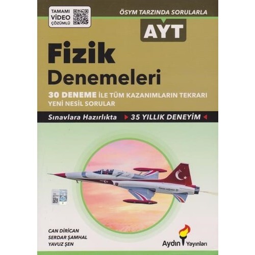 AYDIN AYT FİZİK DENEMELERİ - AYDIN YAYINLARI