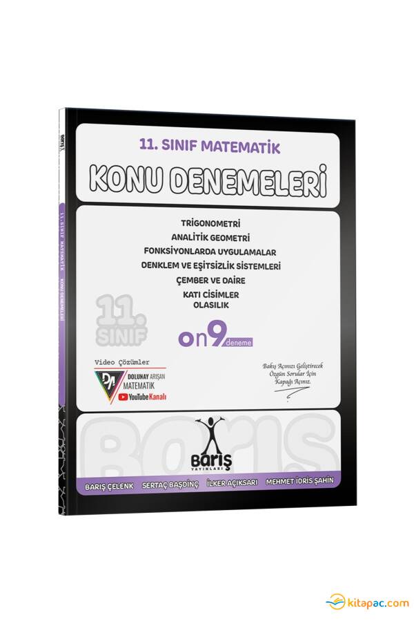 BARIŞ YAYINLARI 11.Sınıf MATEMATİK KONU DENEMELERİ - 1