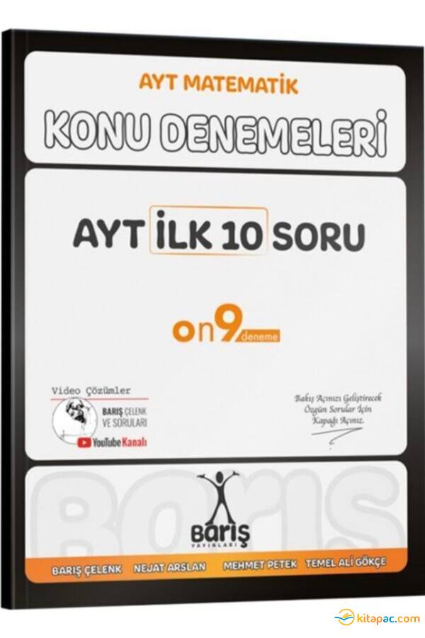 BARIŞ YAYINLARI AYT MATEMATİK İLK 10 SORU KONU DENEMELERİ - 1