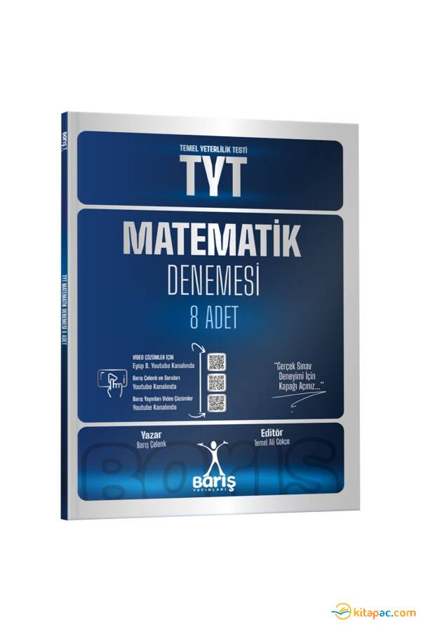 BARIŞ YAYINLARI TYT MATEMATİK 8 ADET DENEME - 1