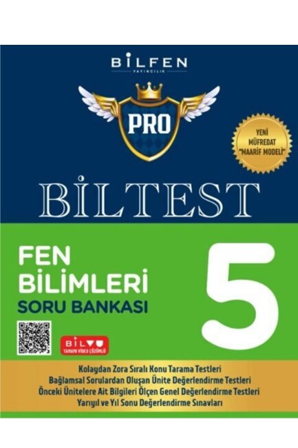 BİLFEN 5.Sınıf PRO BİLTEST FEN BİLİMLERİ SORU BANKASI - BİLFEN YAYINLARI