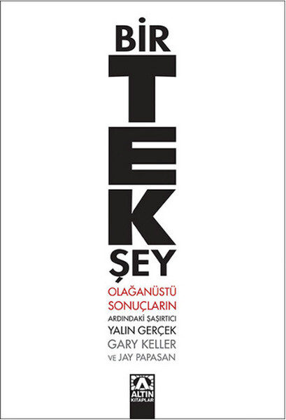 BİR TEK ŞEY - ALTIN KİTAPLAR