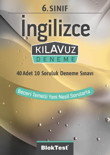 BLOKTEST 6.Sınıf İNGİLİZCE KILAVUZ DENEME - BLOKTEST YAYINLARI