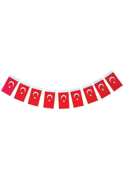 BÜYÜK İPLİ KAĞIT BAYRAK - VATAN BAYRAK