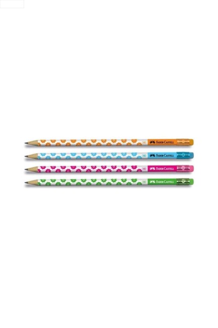 FABER CASTELL FLOWERS KURŞUN KALEM 2B - FABER-CASTELL