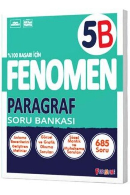 FENOMEN 5.SINIF PARAGRAF - B - SORU BANKASI - FENOMEN