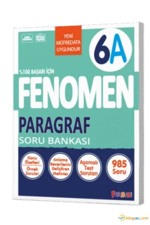 FENOMEN 6.SINIF PARAGRAF - A - SORU BANKASI - 1