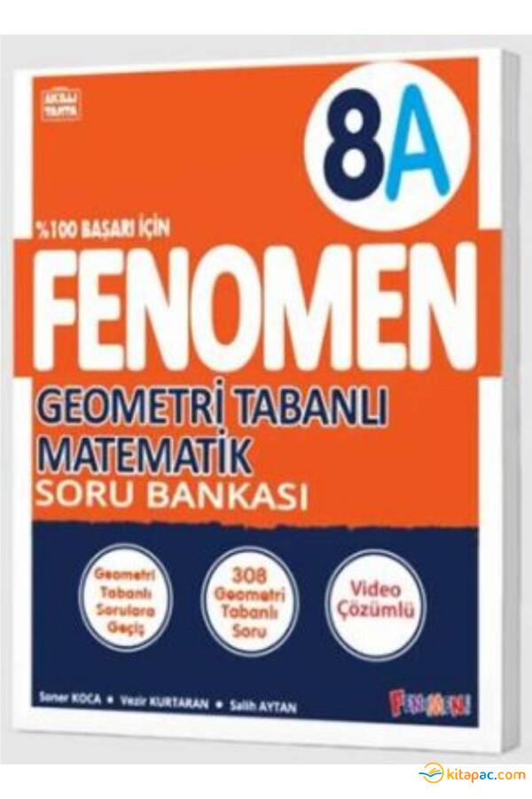 FENOMEN 8.SINIF GEOMETRİ TABANLI MATEMATİK SORU BANKASI - A - - 1