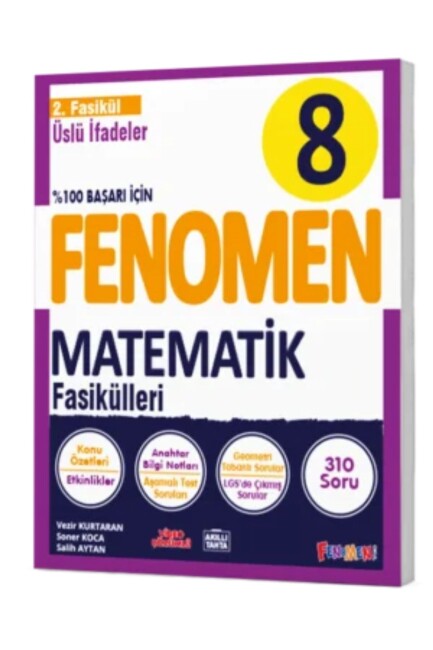 FENOMEN 8.Sınıf MATEMATİK 2.Fasikül ÜSLÜ İFADELER - FENOMEN