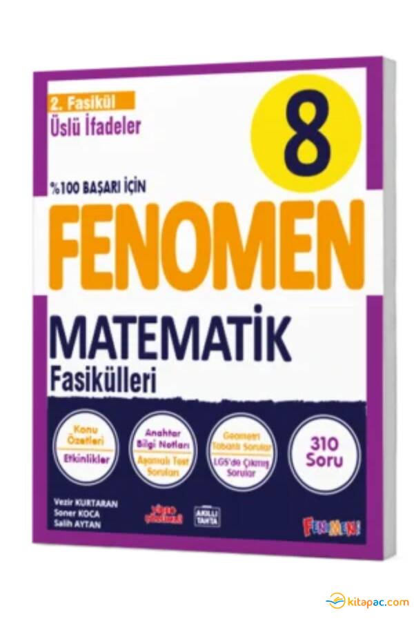 FENOMEN 8.Sınıf MATEMATİK 2.Fasikül ÜSLÜ İFADELER - 1