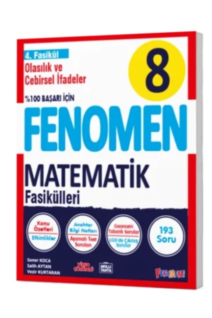 FENOMEN 8.Sınıf MATEMATİK 4.Fasikül OLASILIK VE CEBİRSEL İFADELER - FENOMEN