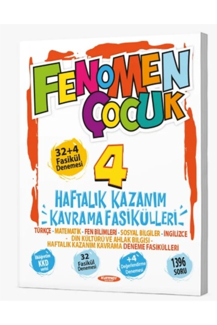 FENOMEN 4.SINIF KKF TÜM DERSLER KAZANIM FASİKÜLLERİ 32+4 - FENOMEN ÇOCUK