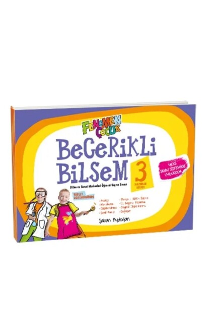 FENOMEN ÇOCUK BECERİKLİ BİLSEM 3 HAZIRLIK KİTABI - FENOMEN ÇOCUK
