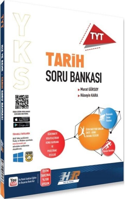 HIZ ve RENK TYT TARİH SORU BANKASI - HIZ VE RENK YAYINLARI