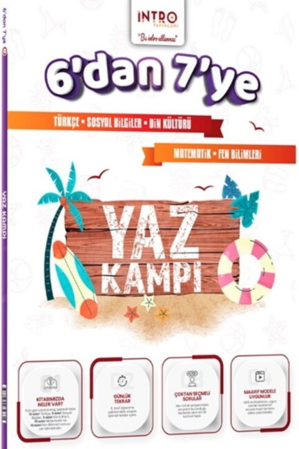 İNTRO 6.SINIF DAN 7 YE TÜM DERSLER YAZ KAMPI - İNTRO YAYINLARI
