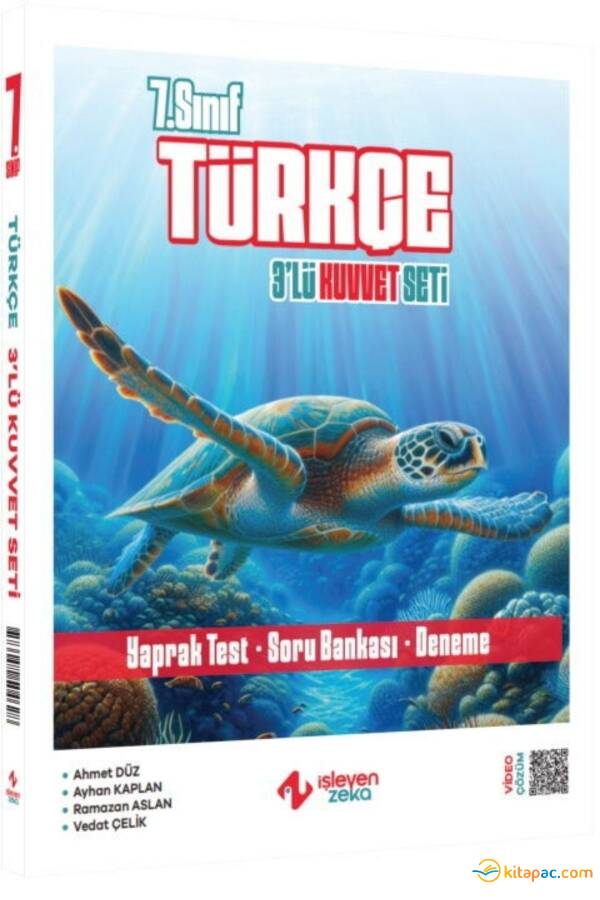 İŞLEYEN ZEKA 7.Sınıf TÜRKÇE 3 LÜ KUVVET SERİSİ SETİ - 1