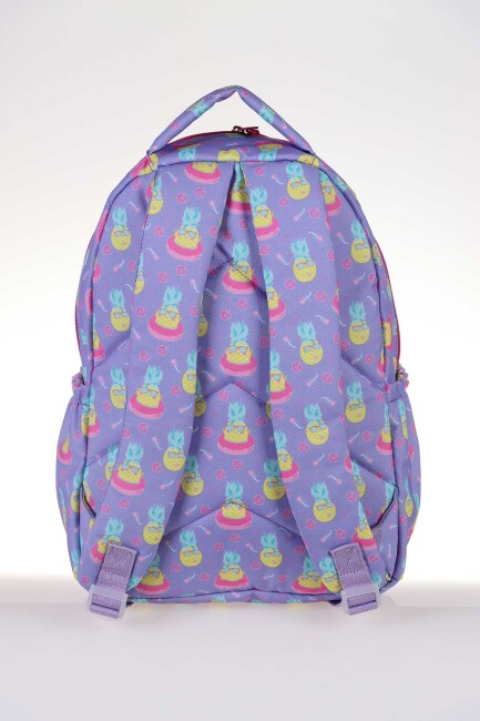 KAUKKO KIDS & LOVE ANANAS SIRT ÇANTASI RUGAN - HOLOGRAM - KAUKKO