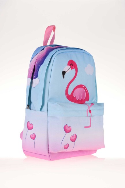 KAUKKO LAYER SIRT ÇANTASI RAINBOW FLAMİNGO - KAUKKO
