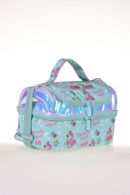 KIDS & LOVE DESIGN FLAMINGO Beslenme Çantası Aynalı - Taşlı - KIDS & LOVE