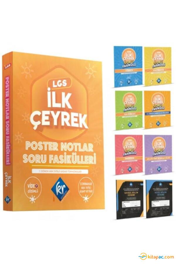 KR AKADEMİ LGS İLK ÇEYREK POSTER NOTLAR SORU FASİKÜLLERİ - 1