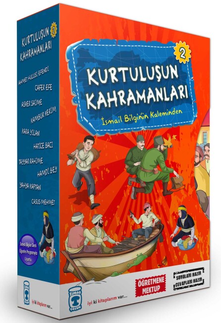 KURTULUŞUN KAHRAMANLARI 2 SET - 10 KİTAP - TİMAŞ YAYINLARI