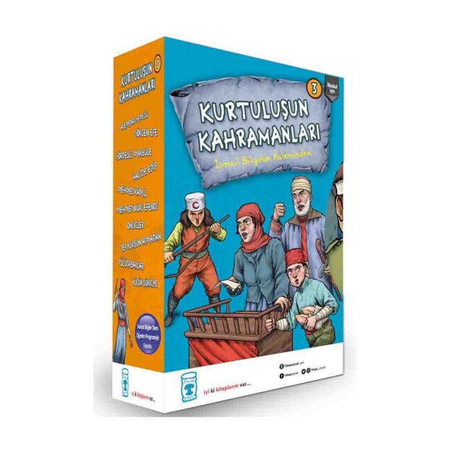 KURTULUŞUN KAHRAMANLARI 3 SET - 10 KİTAP - TİMAŞ YAYINLARI