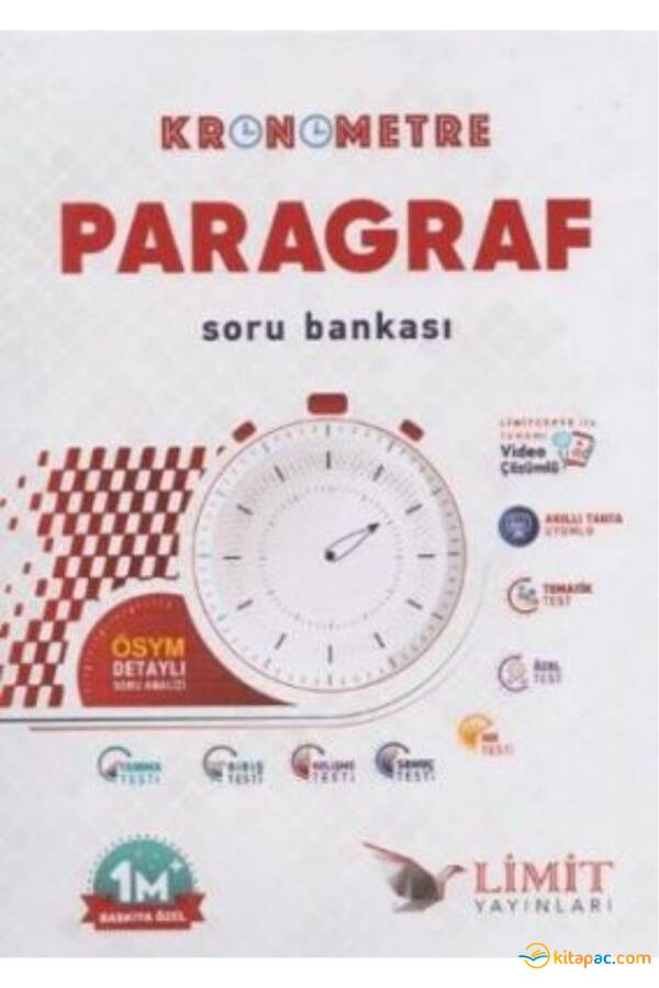 LİMİT KRONOMETRE PARAGRAF Soru Bankası - 1