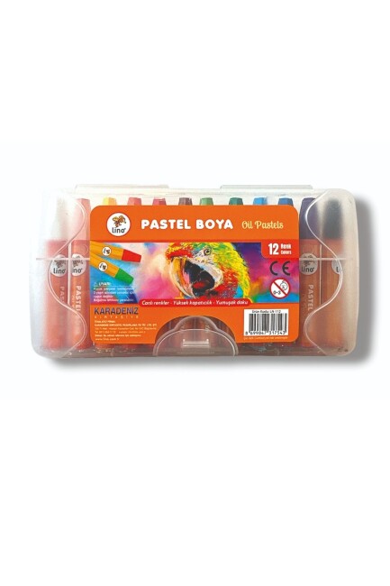 LİNO YAĞLI PASTEL BOYA 12 RENK - LİNO
