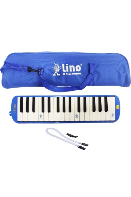 LİNO LN-32K Tuşlu MELODİKA BEZ ÇANTALI Mavi - LİNO