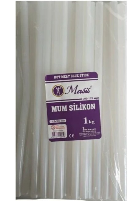 MASİS 1 KG KALIN SİLİKON ŞEFFAF AG-113 - MASİS