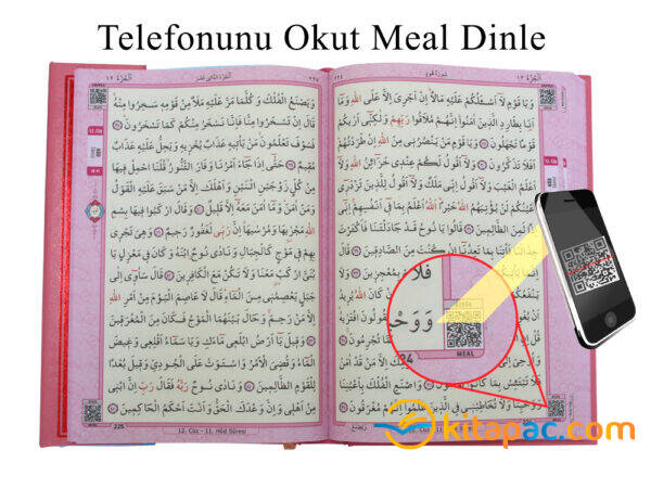 MERVE KUR AN-I KERİM ORTA BOY - Pembe (17x25) - 1