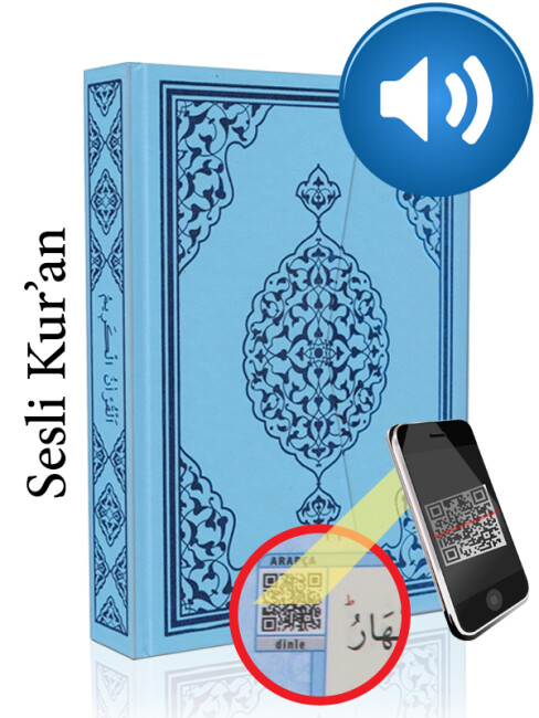 MERVE KUR AN-I KERİM RAHLE BOY - Mavi (21x29) - 4
