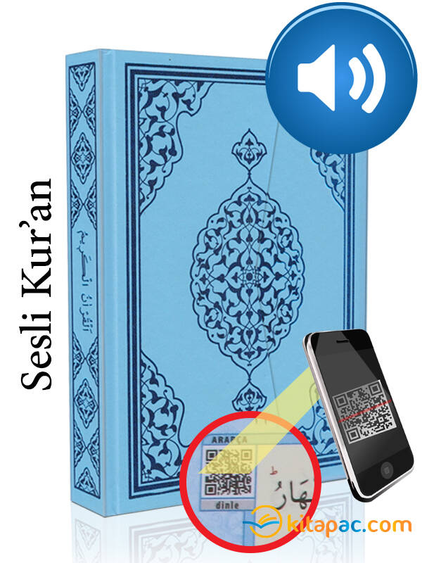 MERVE KUR AN-I KERİM RAHLE BOY - Mavi (21x29) - 5