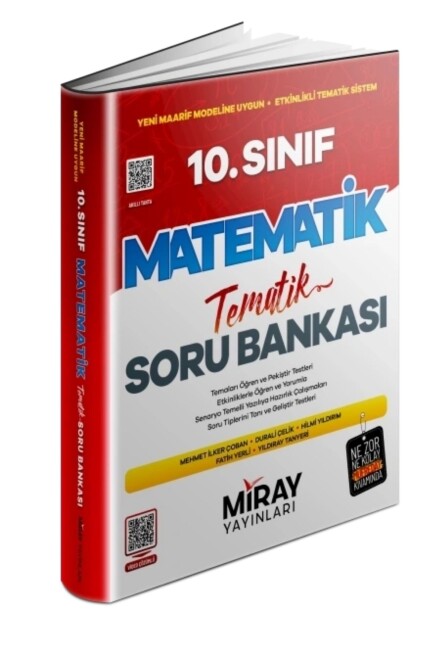 MİRAY 10.Sınıf MATEMATİK TEMATİK Soru Bankası - MİRAY YAYINLARI