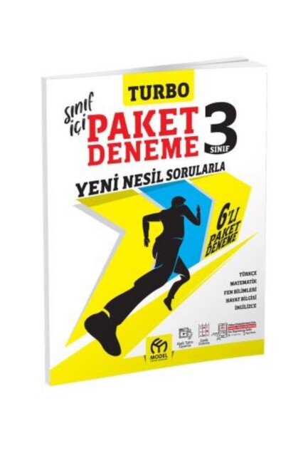 MODEL 3.Sınıf TURBO İÇİ PAKET DENEME YENİ NESİL SORULARLA - MODEL YAYINLARI