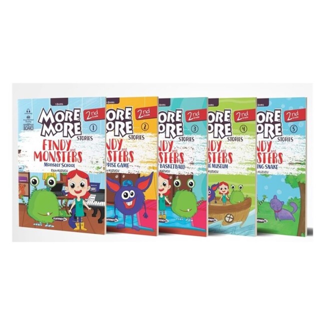 MORE & MORE 2.Grade HİKAYE SETİ KUTULU - 5 Kitap - MORE MORE