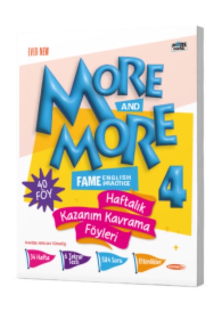 MORE&MORE 4.SINIF HAFTALIK KAZANIM KAVRAMA FÖYLERİ (44 FÖY) - MORE MORE